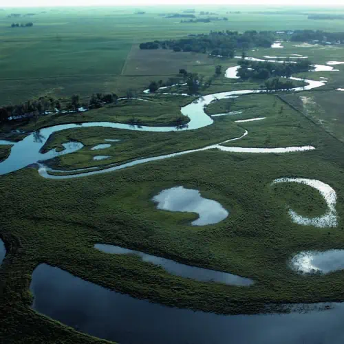Riverine wetlands in Iowa
