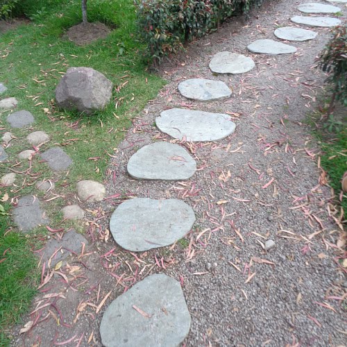 Stone pathway