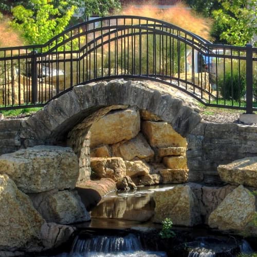 Small stone arch bridge