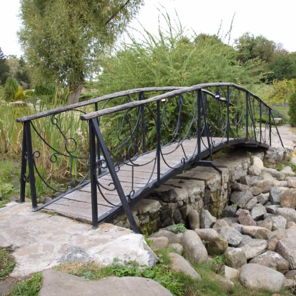 Vintage ironwork bridge